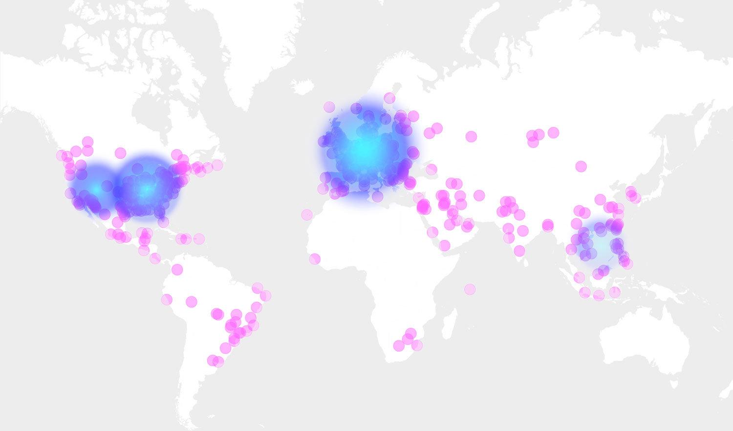 Global DDoS distribution