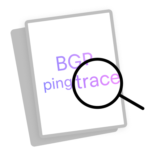 BGP pingtrace infographic